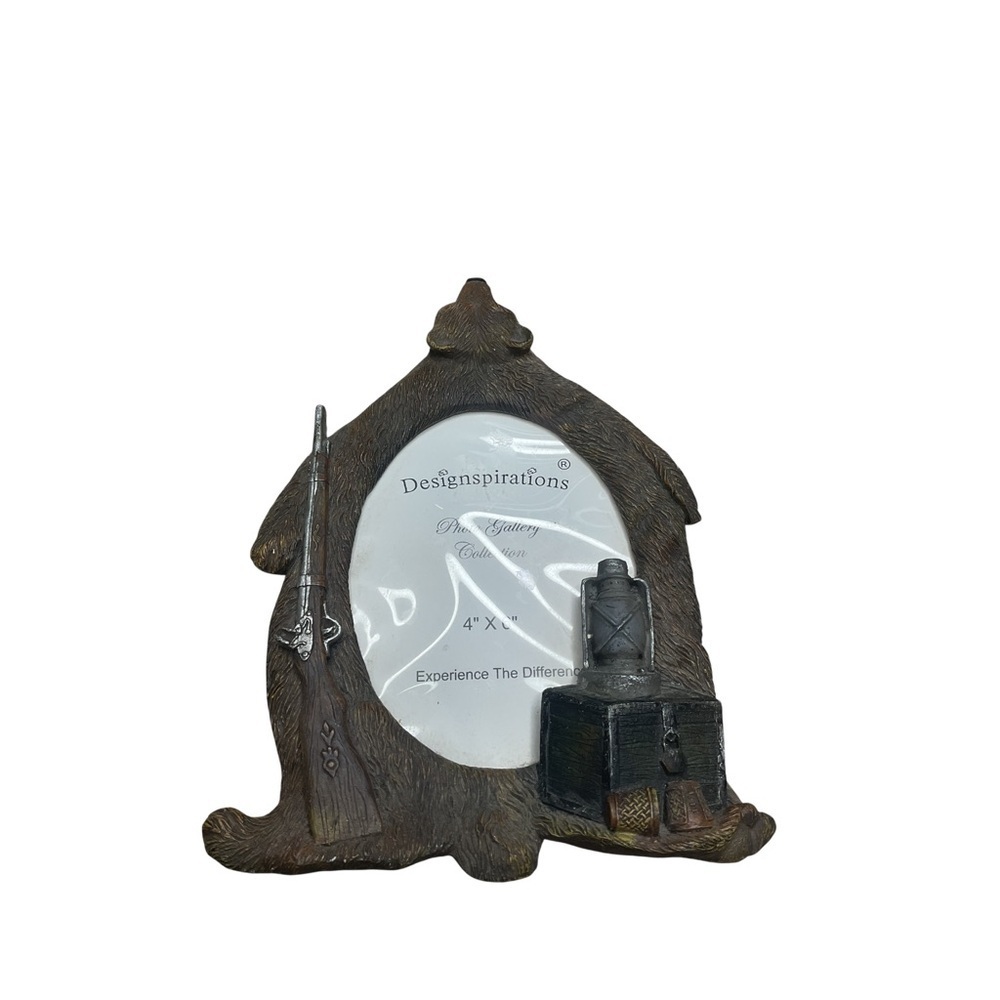 Designs Inspirations Woodland Bear Photo Frame Rustic Cabin Decor